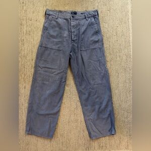 Polo Ralph Lauren Women’s Size 14 French Workwear Blue Ricky Pant